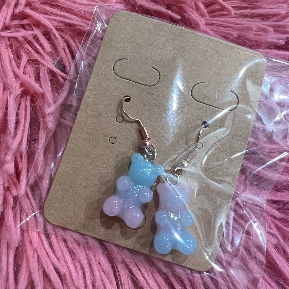 Gummy bear earrings